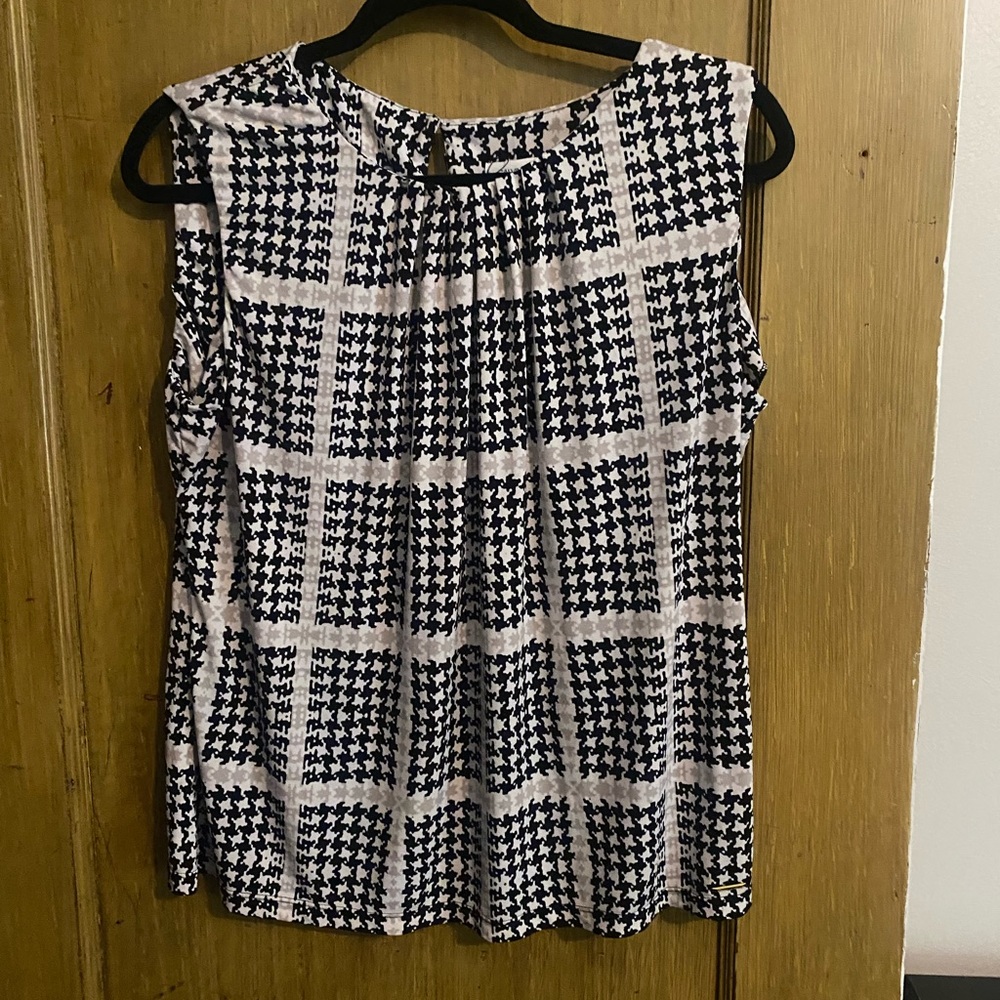 Calvin Klein Houndstooth Tank Top